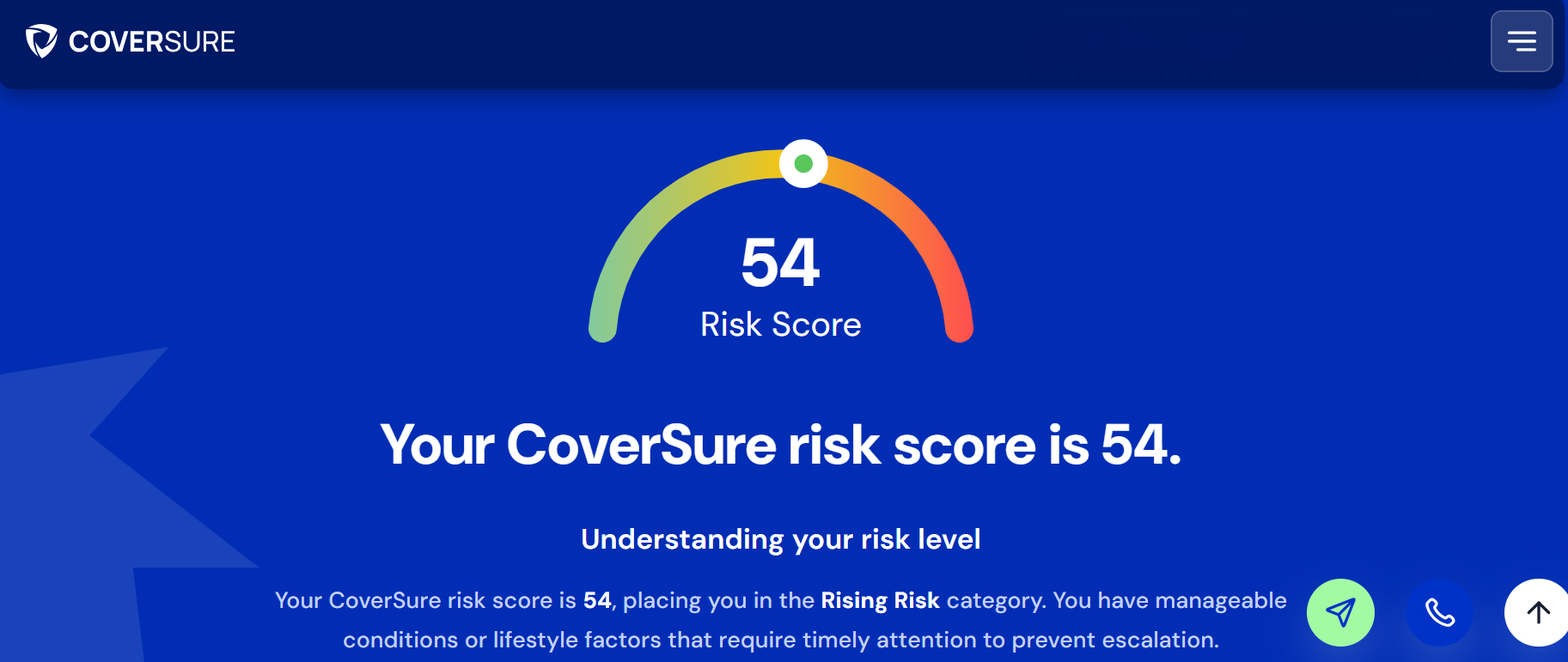 CoverSure Risk Calculator free